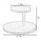 Vintiquewise Two Tier Natural Wood Color Tree Bark Server Tray with Rustic Appeal, Two Sizes Trays QI004381 - alternate 3